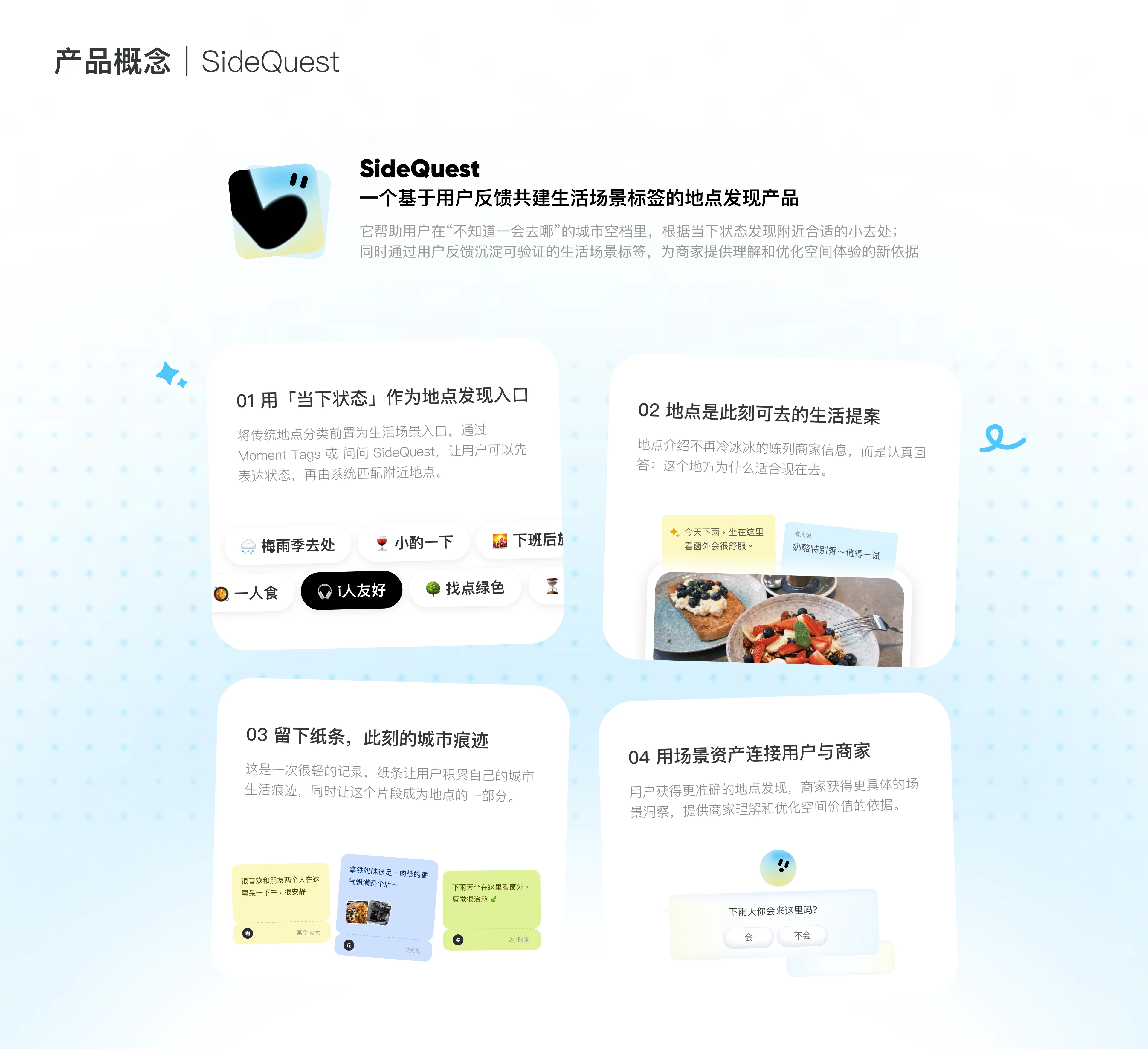 SideQuest product concept